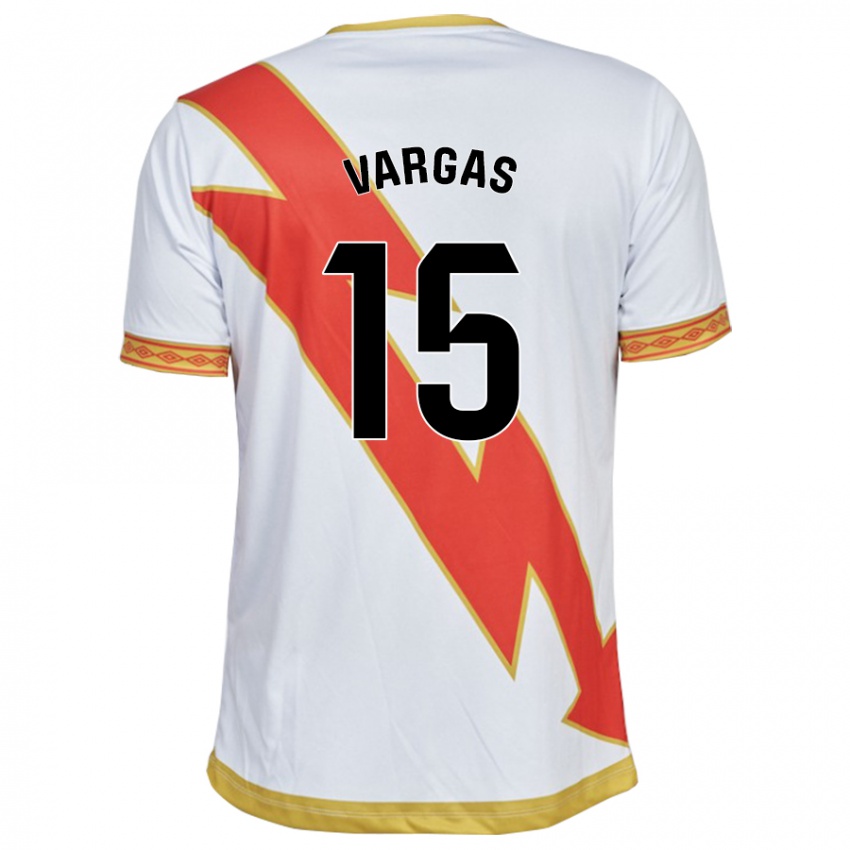 Dámské Rosario Vargas Sarasqueta #15 Bílý Domů Hráčské Dresy 2023/24 Dres
