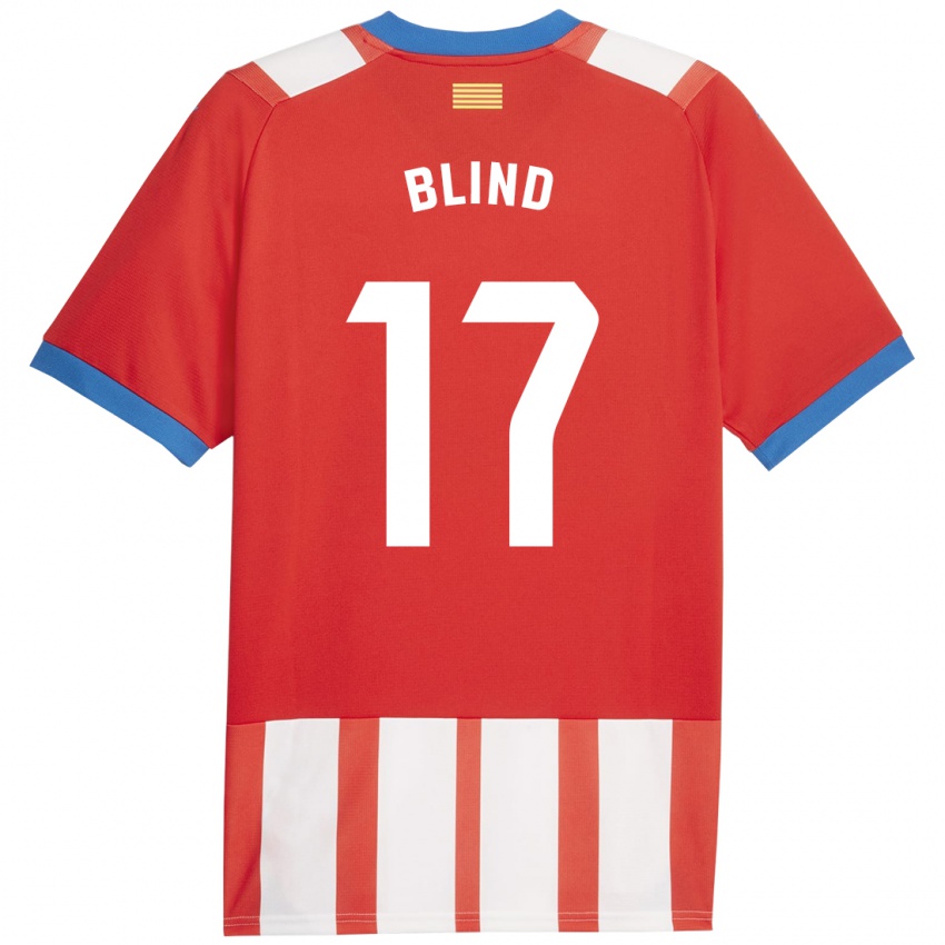Dámské Daley Blind #17 Červená Bílá Domů Hráčské Dresy 2023/24 Dres