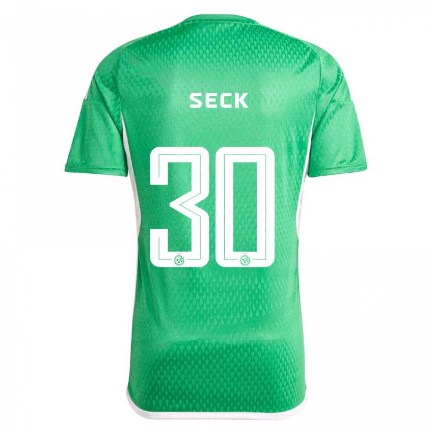 Dámské Abdoulaye Seck #30 Bílá Modrá Domů Hráčské Dresy 2023/24 Dres