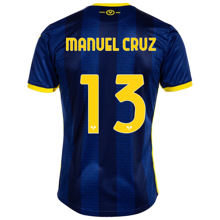 Dámské Juan Manuel Cruz #13 Námořnictvo Domů Hráčské Dresy 2023/24 Dres