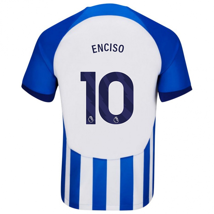 Dámské Julio Enciso #10 Modrý Domů Hráčské Dresy 2023/24 Dres