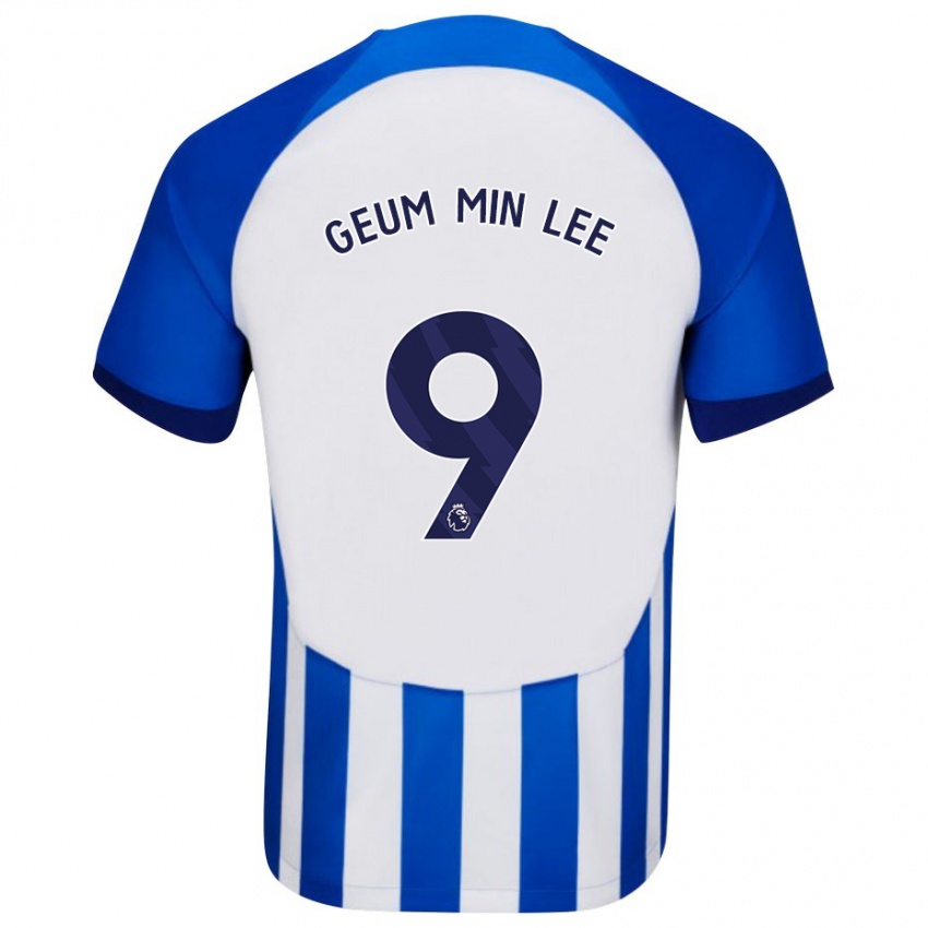 Dámské Lee Geum-Min #9 Modrý Domů Hráčské Dresy 2023/24 Dres