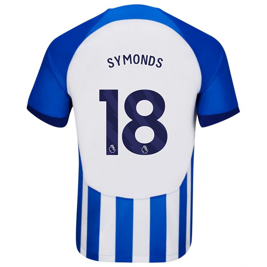 Dámské Maisie Symonds #18 Modrý Domů Hráčské Dresy 2023/24 Dres