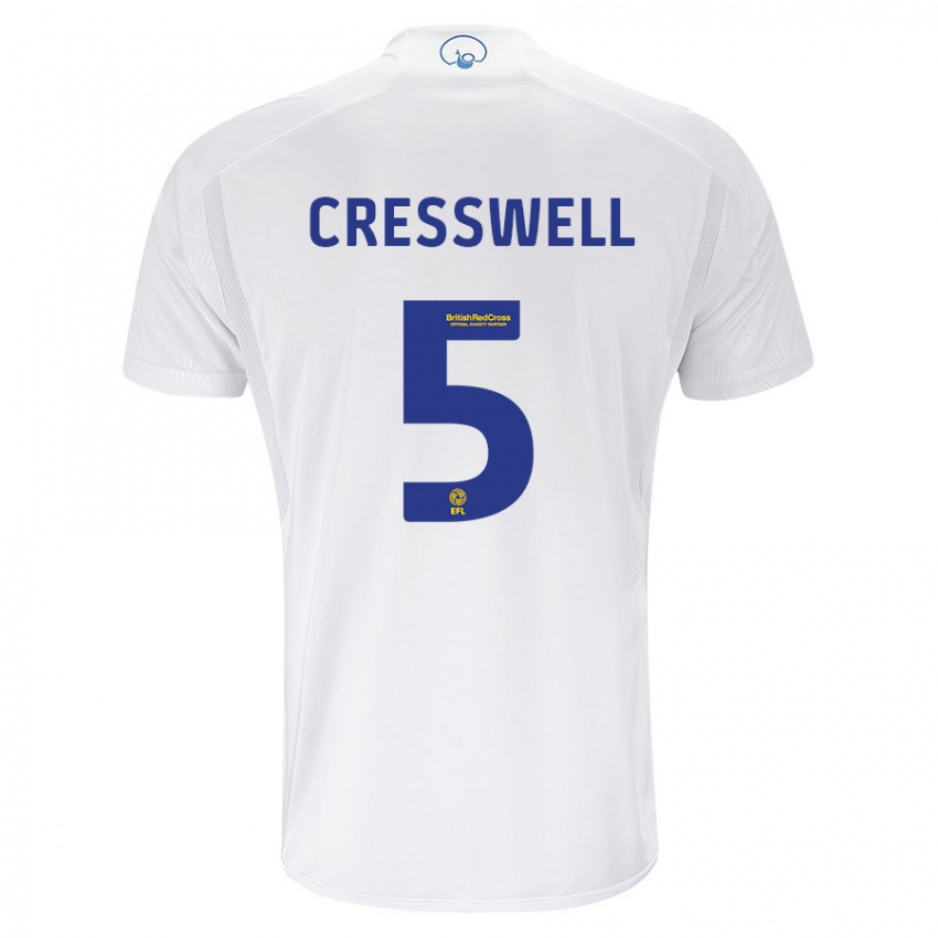 Dámské Charlie Cresswell #5 Bílý Domů Hráčské Dresy 2023/24 Dres