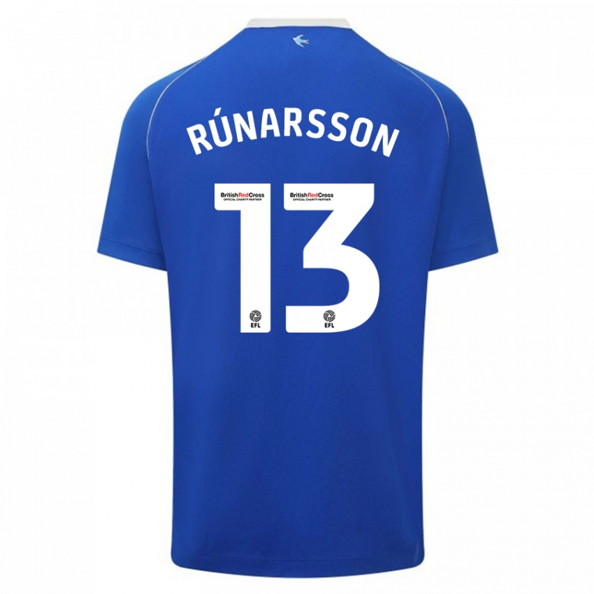 Dámské Runar Alex Runarsson #13 Modrý Domů Hráčské Dresy 2023/24 Dres