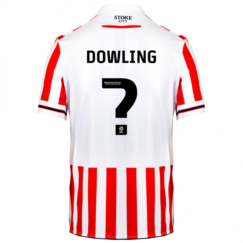 Dámské Will Dowling #0 Červená Bílá Domů Hráčské Dresy 2023/24 Dres