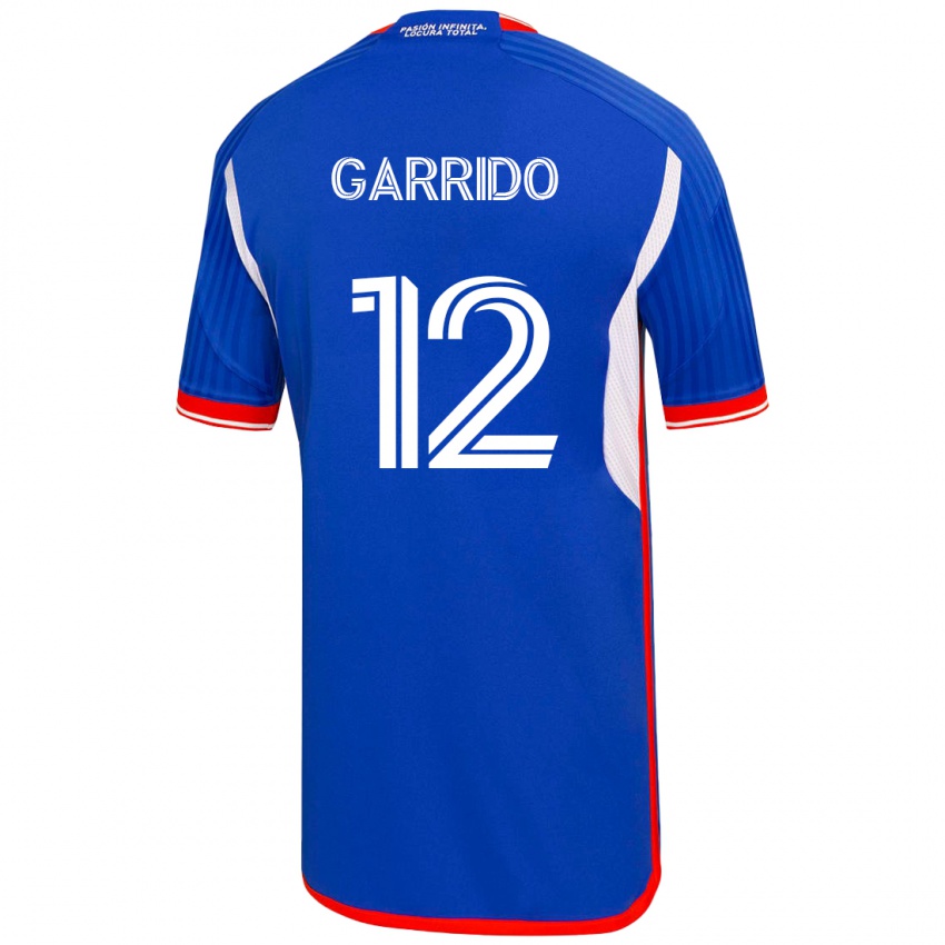 Dámské Pedro Garrido #12 Modrý Domů Hráčské Dresy 2023/24 Dres