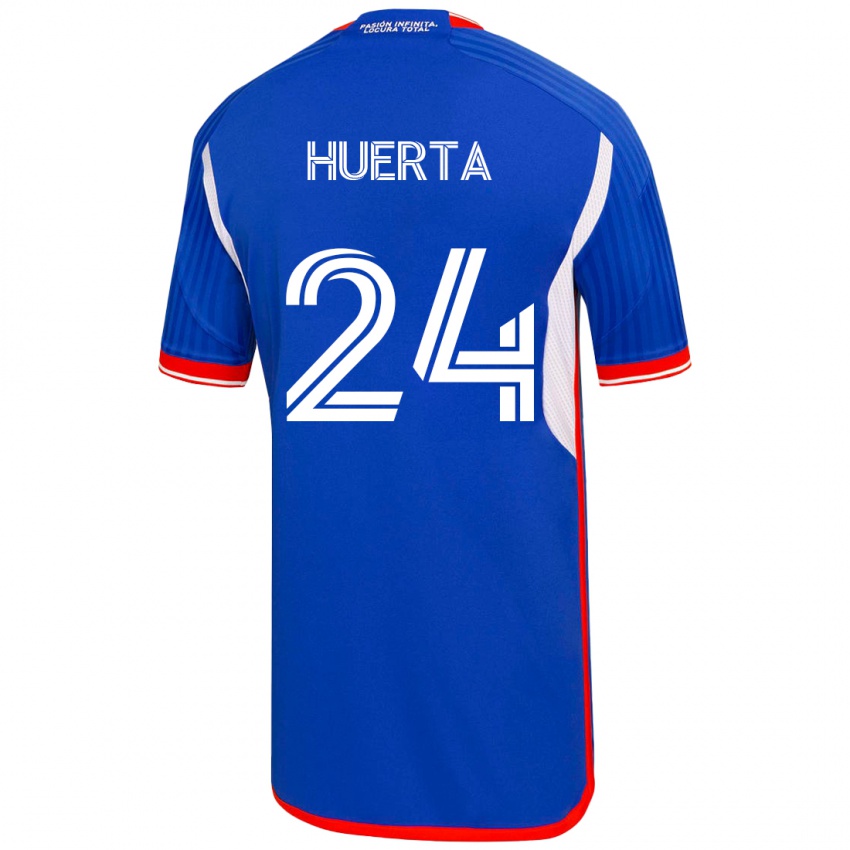 Dámské Renato Huerta #24 Modrý Domů Hráčské Dresy 2023/24 Dres