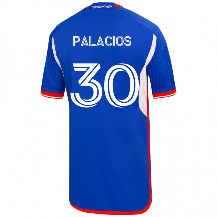 Dámské Cristian Palacios #30 Modrý Domů Hráčské Dresy 2023/24 Dres