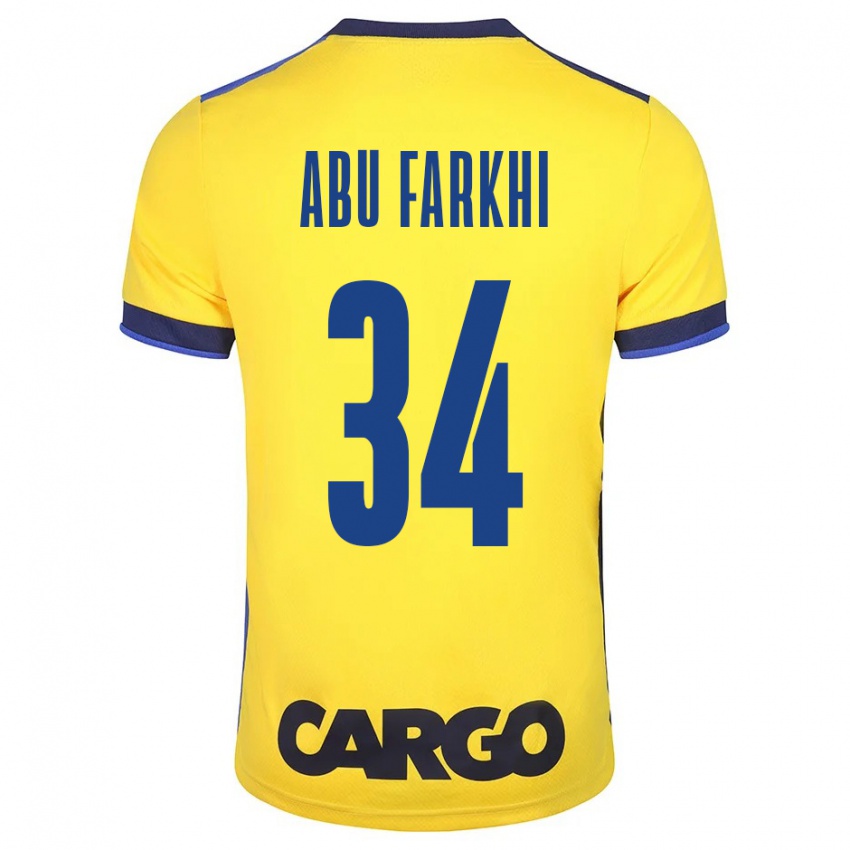 Dámské Sayed Abu Farkhi #34 Žlutá Domů Hráčské Dresy 2023/24 Dres