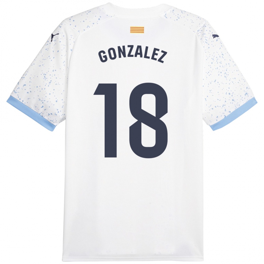 Dámské Gerard Gonzalez #18 Bílý Daleko Hráčské Dresy 2023/24 Dres