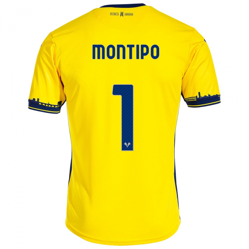 Dámské Lorenzo Montipò #1 Žlutá Daleko Hráčské Dresy 2023/24 Dres