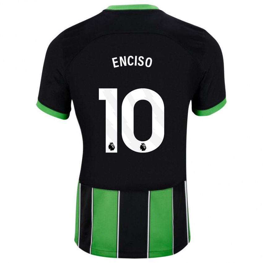 Dámské Julio Enciso #10 Černá Zelená Daleko Hráčské Dresy 2023/24 Dres