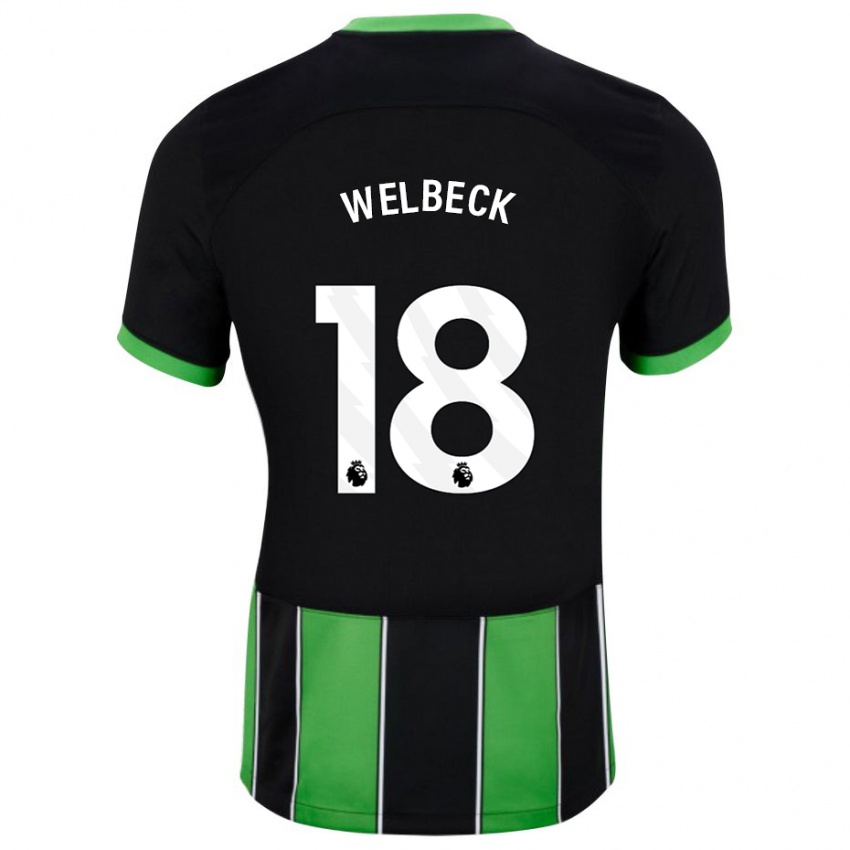 Dámské Danny Welbeck #18 Černá Zelená Daleko Hráčské Dresy 2023/24 Dres
