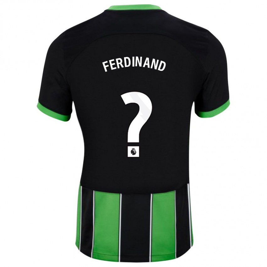 Dámské Lorenz Ferdinand #0 Černá Zelená Daleko Hráčské Dresy 2023/24 Dres