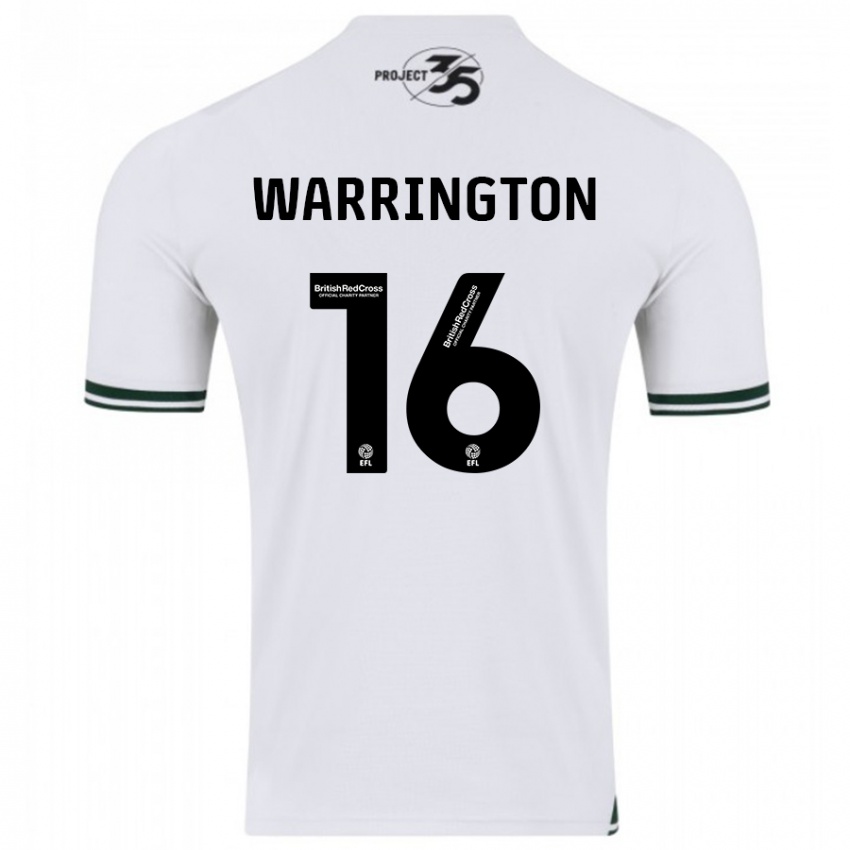 Dámské Lewis Warrington #16 Bílý Daleko Hráčské Dresy 2023/24 Dres
