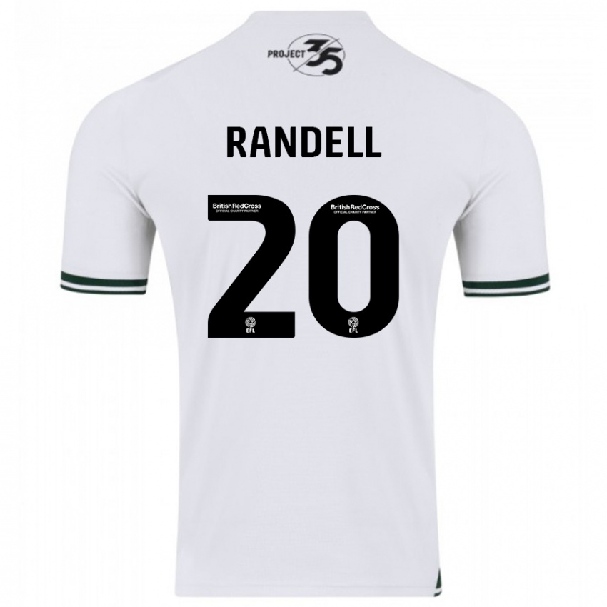 Dámské Adam Randell #20 Bílý Daleko Hráčské Dresy 2023/24 Dres