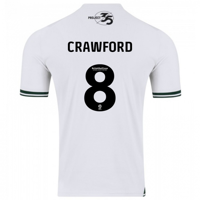 Dámské Imy Crawford #8 Bílý Daleko Hráčské Dresy 2023/24 Dres