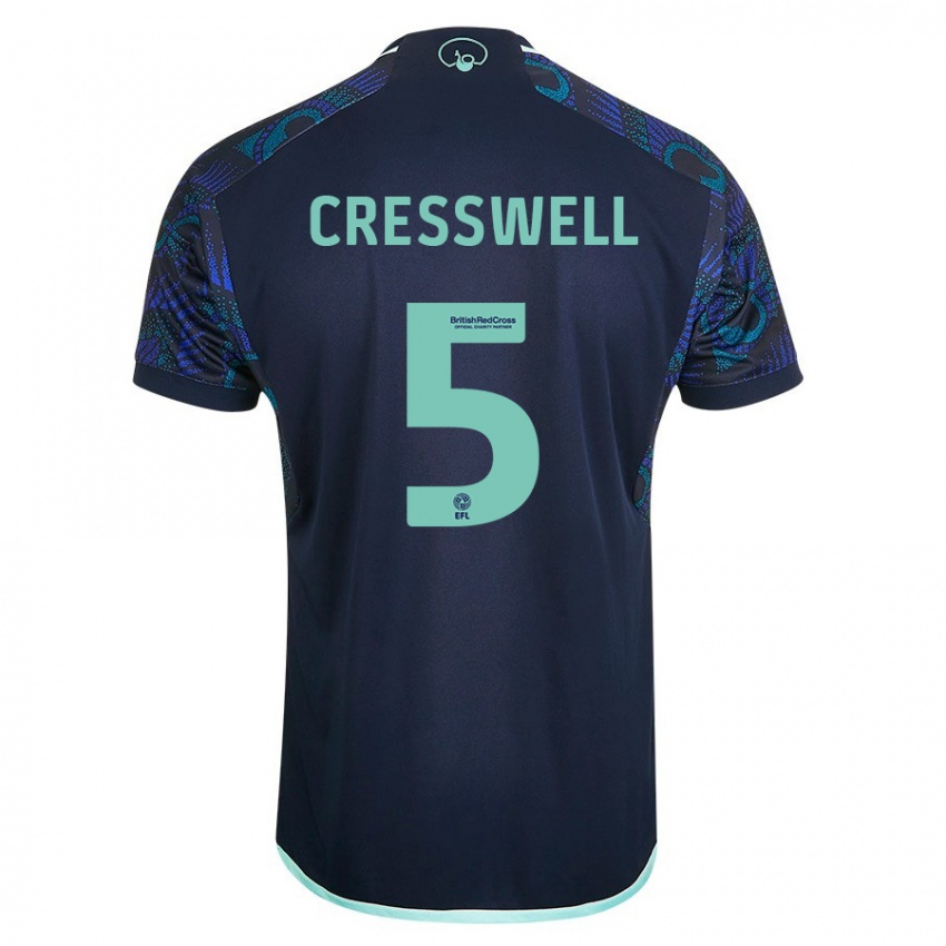 Dámské Charlie Cresswell #5 Modrý Daleko Hráčské Dresy 2023/24 Dres