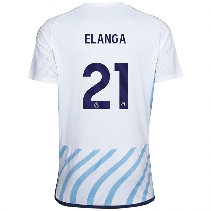 Dámské Anthony Elanga #21 Bílá Modrá Daleko Hráčské Dresy 2023/24 Dres