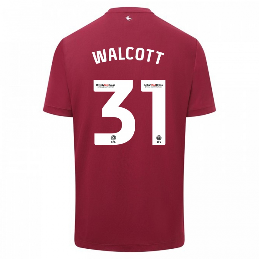 Dámské Malachi Fagan Walcott #31 Červené Daleko Hráčské Dresy 2023/24 Dres