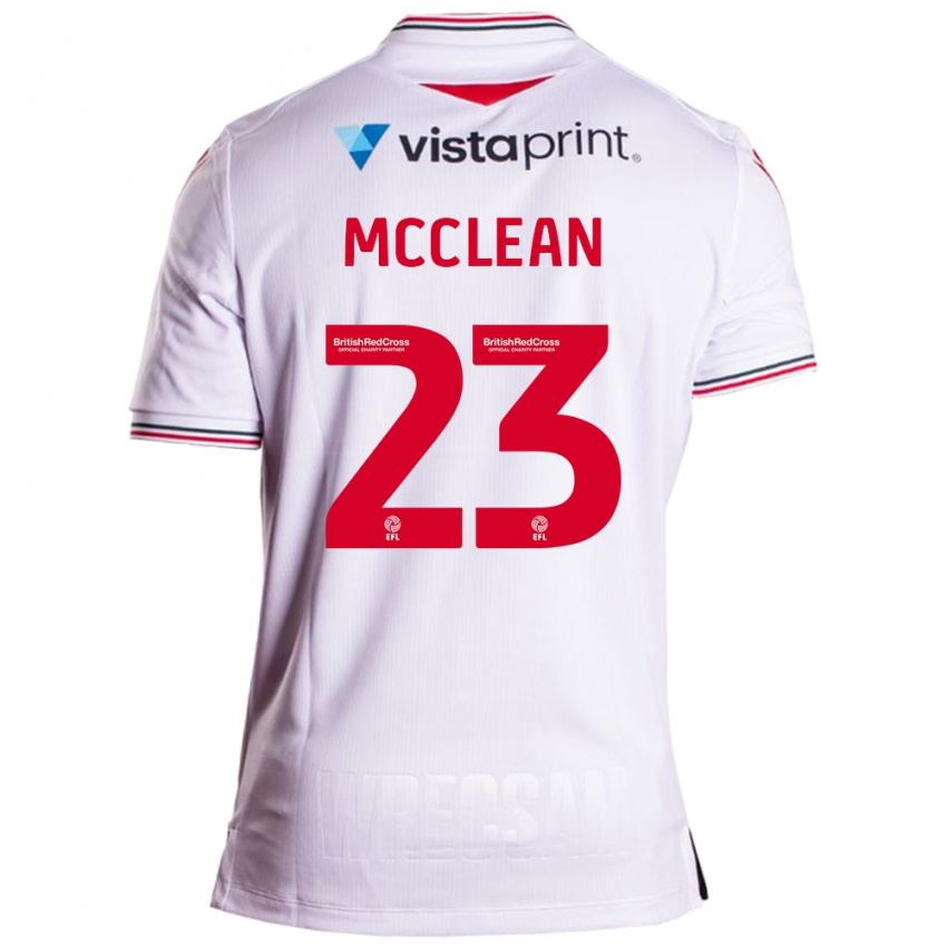 Dámské James Mcclean #23 Bílý Daleko Hráčské Dresy 2023/24 Dres