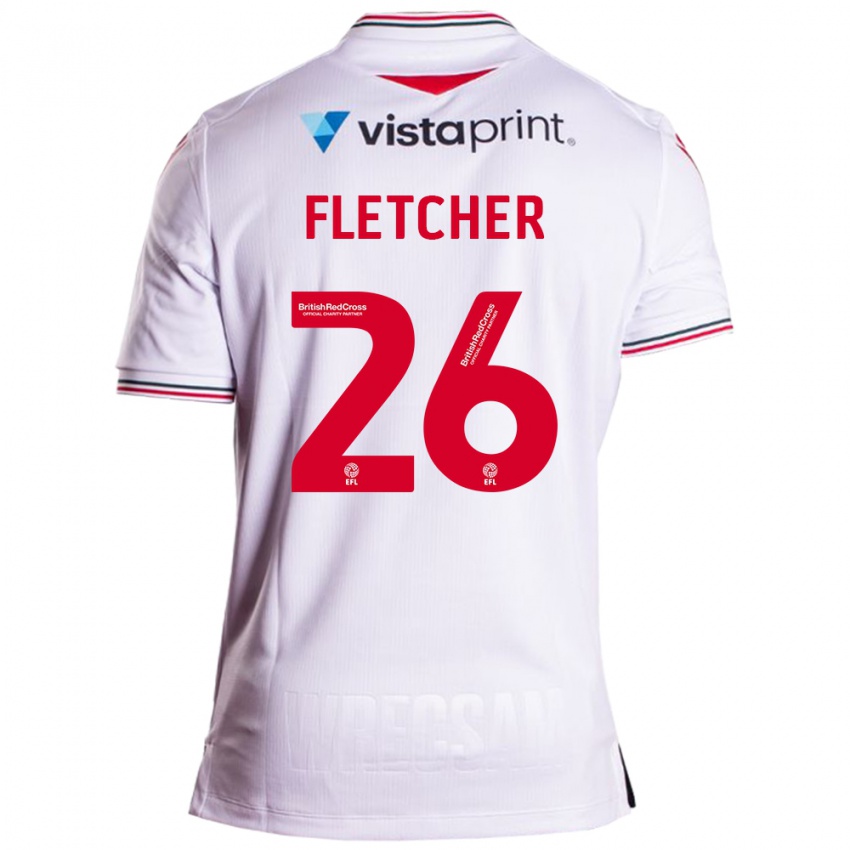 Dámské Steven Fletcher #26 Bílý Daleko Hráčské Dresy 2023/24 Dres