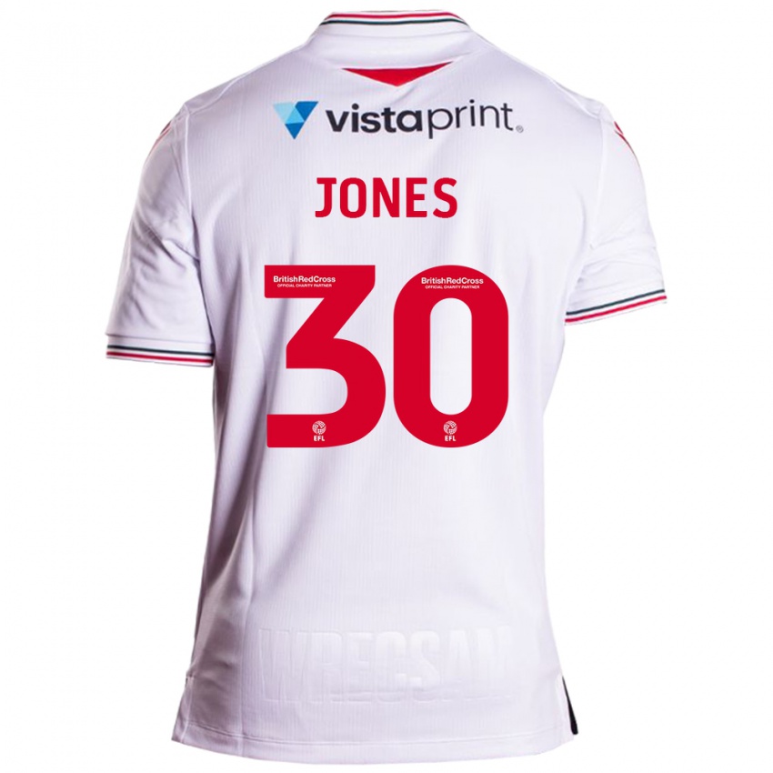 Dámské James Jones #30 Bílý Daleko Hráčské Dresy 2023/24 Dres