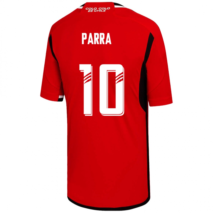 Dámské Pablo Parra #10 Červené Daleko Hráčské Dresy 2023/24 Dres