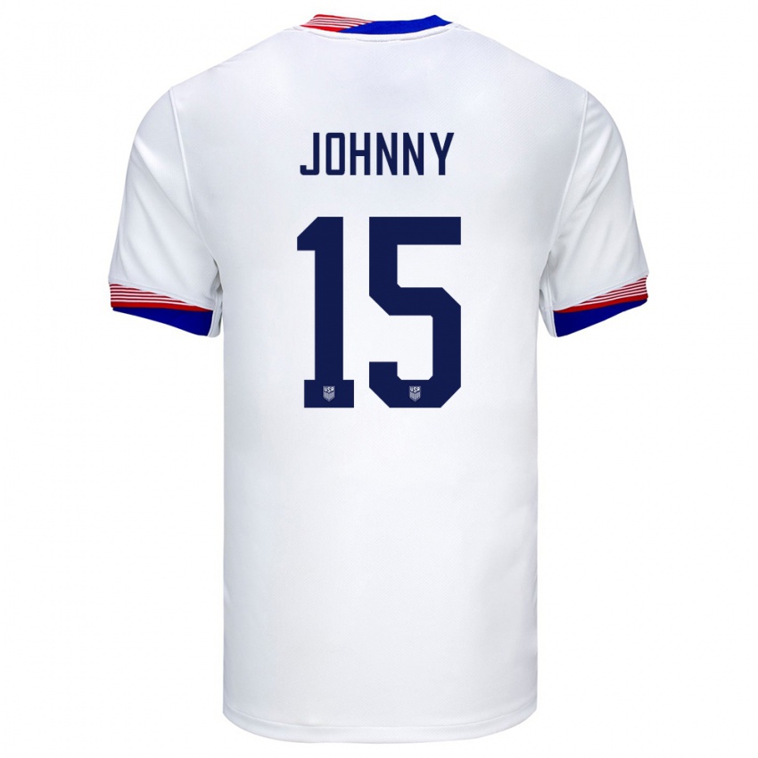 Dětské Spojené Státy Americké Johnny #15 Bílý Domů Hráčské Dresy 24-26 Dres