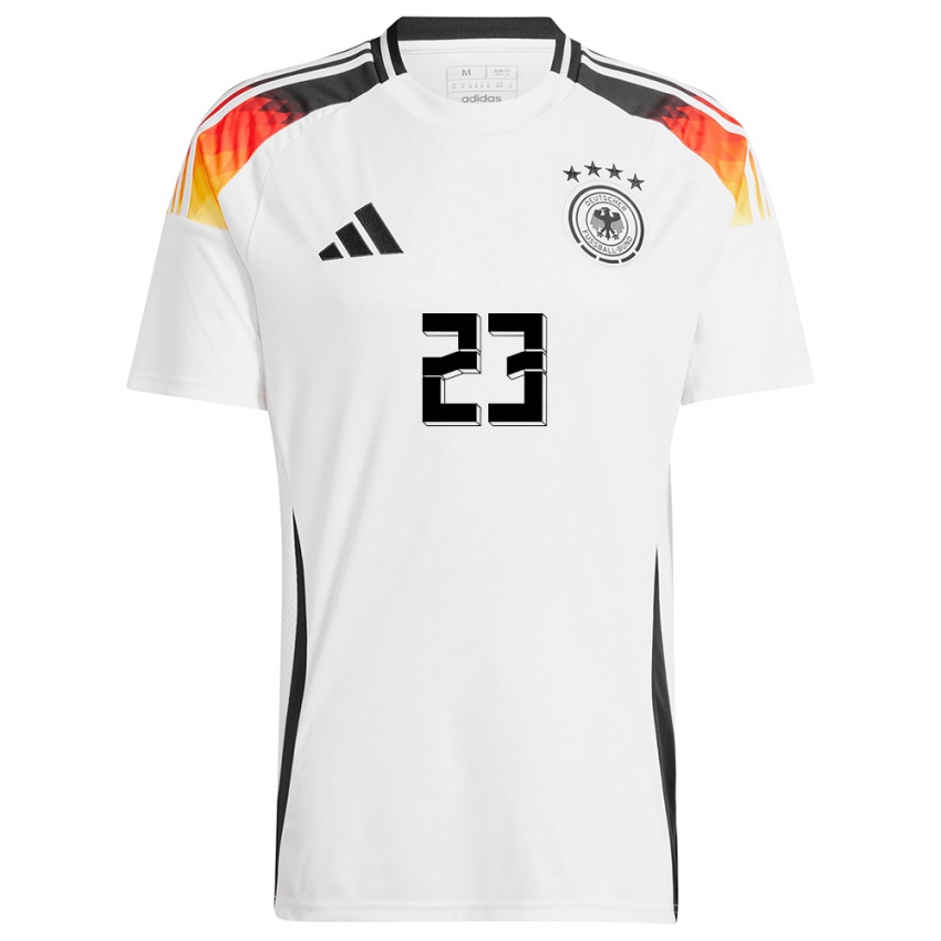 Pánské Německo Emre Can #23 Bílý Domů Hráčské Dresy 24-26 Dres