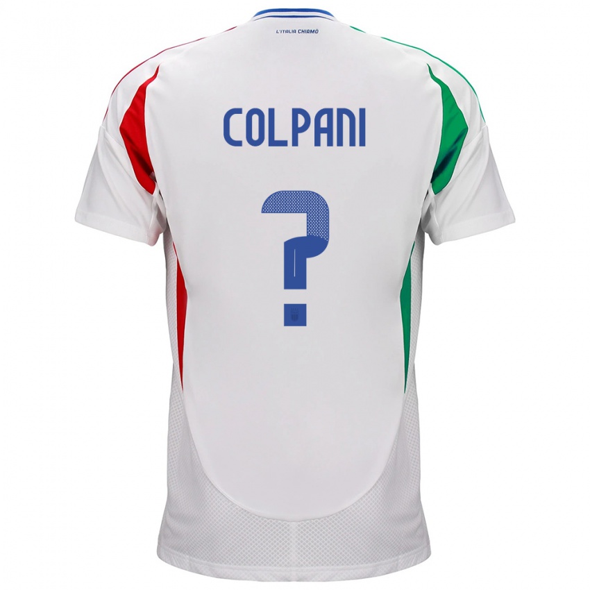 Pánské Itálie Andrea Colpani #0 Bílý Daleko Hráčské Dresy 24-26 Dres