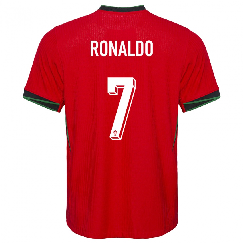 Dámské Portugalsko Cristiano Ronaldo #7 Červené Domů Hráčské Dresy 24-26 Dres