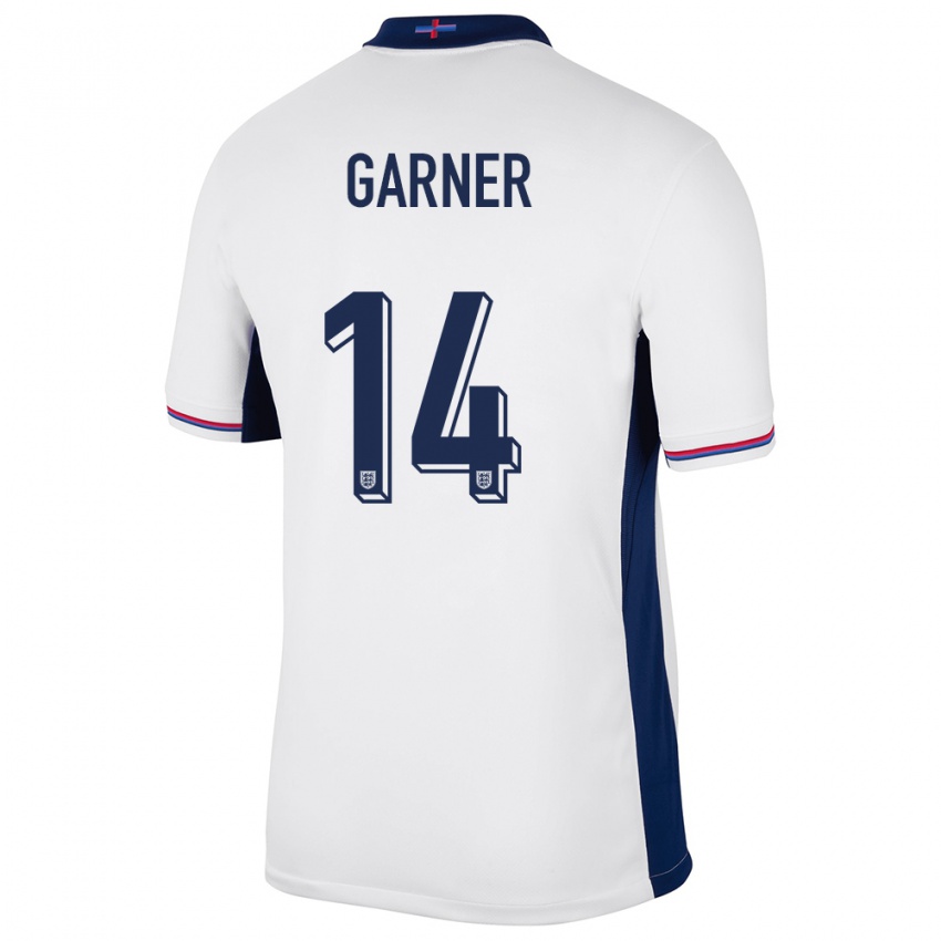 Dámské Anglie James Garner #14 Bílý Domů Hráčské Dresy 24-26 Dres