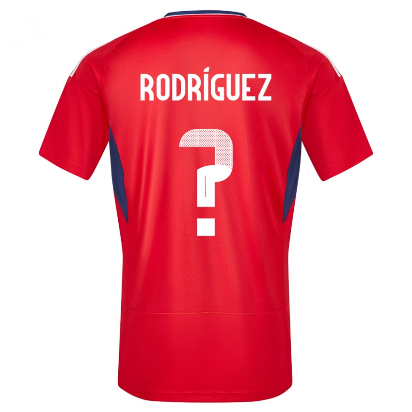 Dámské Kostarika Bradley Rodriguez #0 Červené Domů Hráčské Dresy 24-26 Dres