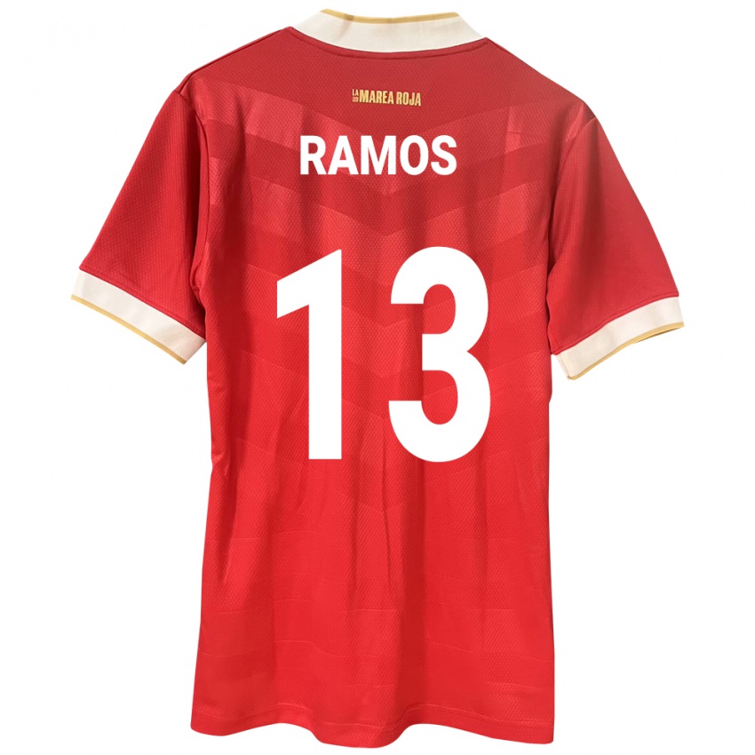 Dámské Panama Jiovany Ramos #13 Červené Domů Hráčské Dresy 24-26 Dres