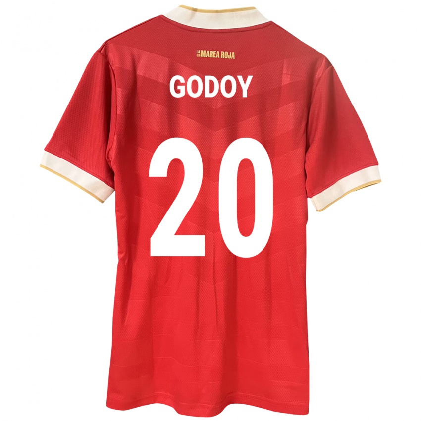 Dámské Panama Aníbal Godoy #20 Červené Domů Hráčské Dresy 24-26 Dres