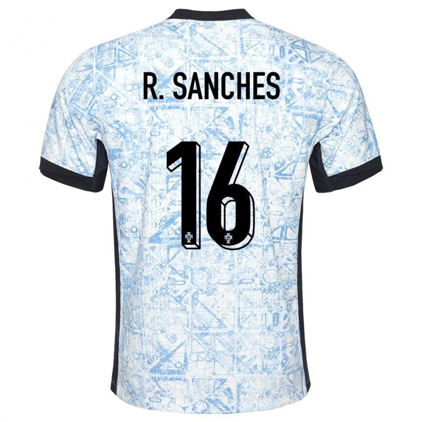 Dámské Portugalsko Renato Sanches #16 Krémově Modrá Daleko Hráčské Dresy 24-26 Dres