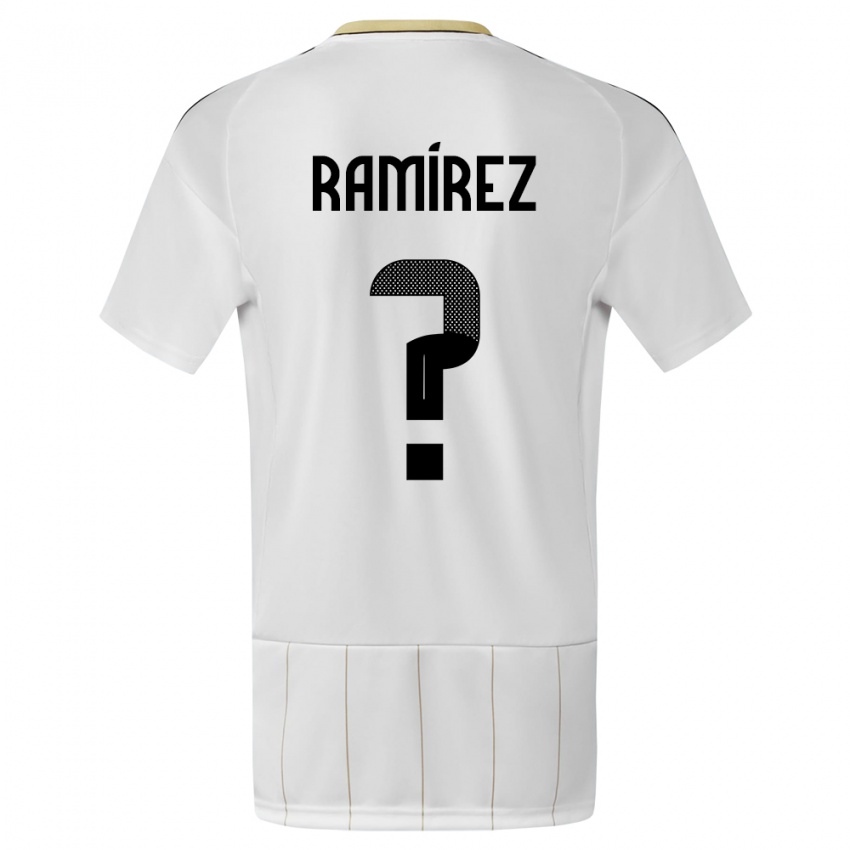 Dámské Kostarika Walter Ramirez #0 Bílý Daleko Hráčské Dresy 24-26 Dres
