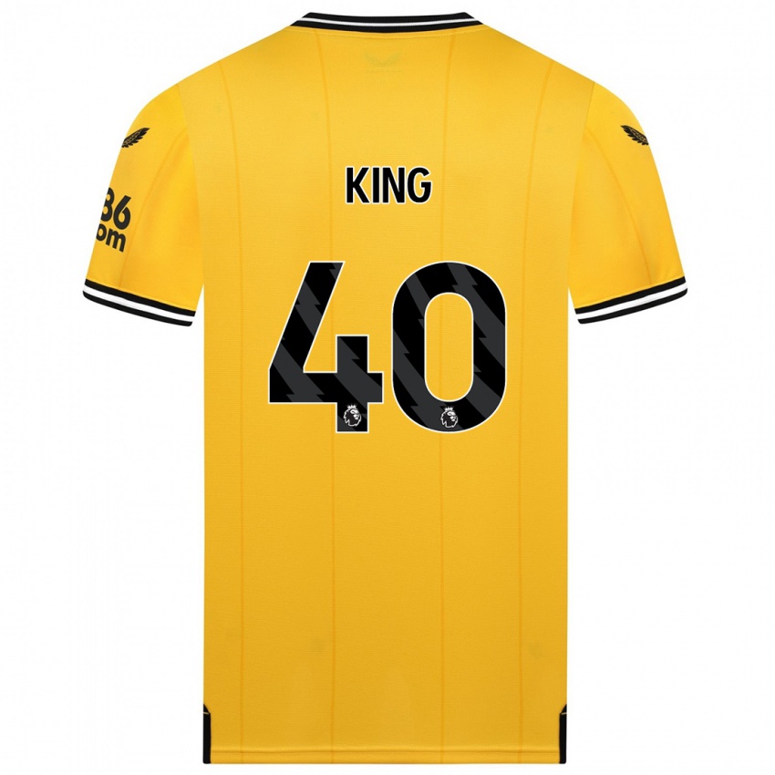 Dětské Tom King #40 Žlutá Domů Hráčské Dresy 2023/24 Dres