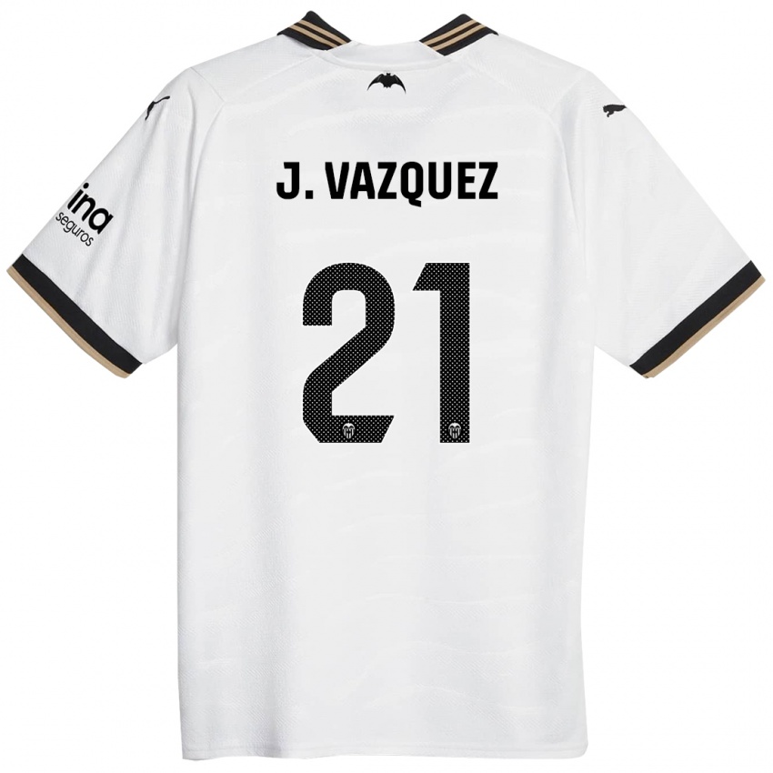 Dětské Jesús Vázquez #21 Bílý Domů Hráčské Dresy 2023/24 Dres