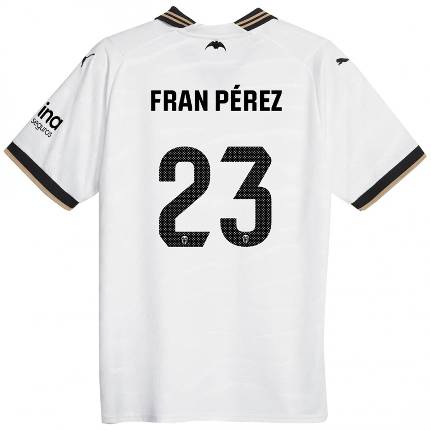 Dětské Fran Pérez #23 Bílý Domů Hráčské Dresy 2023/24 Dres