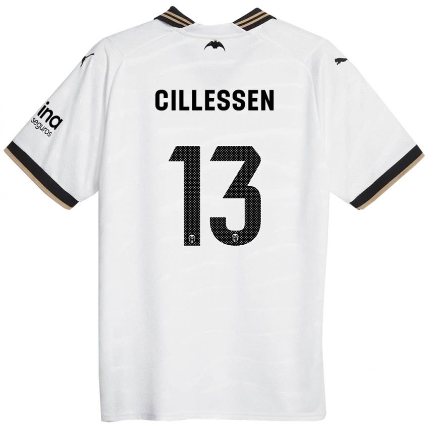 Dětské Jasper Cillessen #13 Bílý Domů Hráčské Dresy 2023/24 Dres