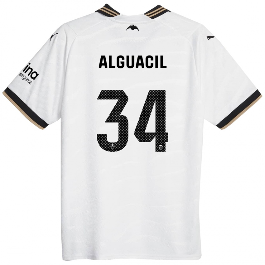 Dětské Ainhoa Alguacil #34 Bílý Domů Hráčské Dresy 2023/24 Dres