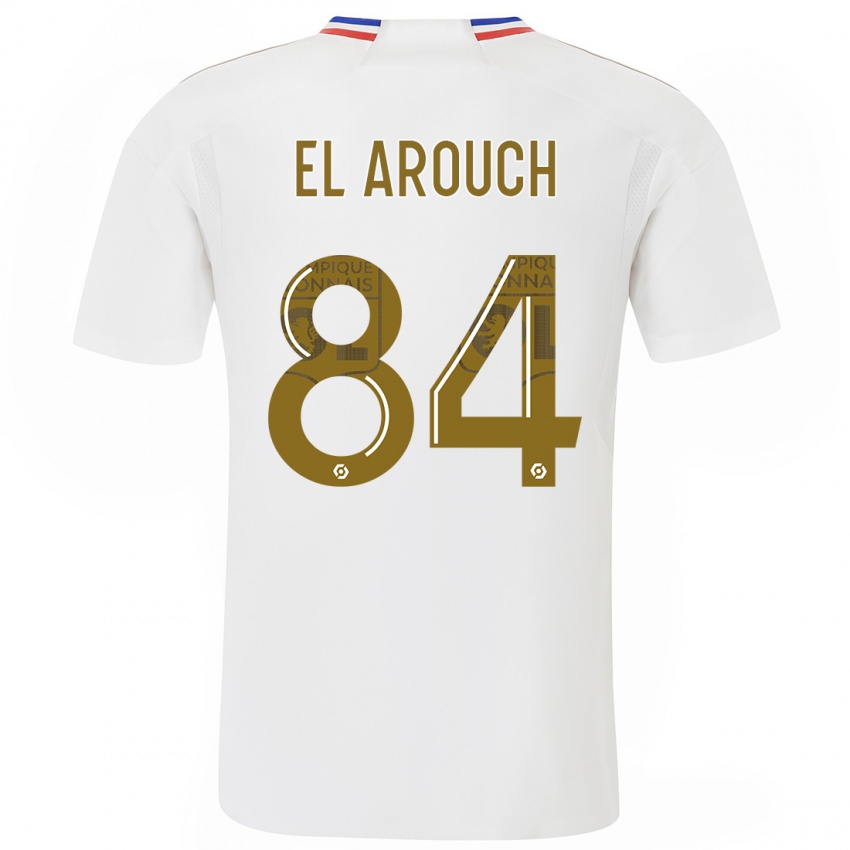 Dětské Mohamed El Arouch #84 Bílý Domů Hráčské Dresy 2023/24 Dres