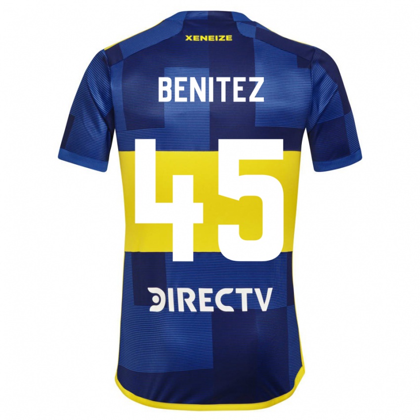 Dětské Mauricio Benitez #45 Tmavě Modrá Žlutá Domů Hráčské Dresy 2023/24 Dres