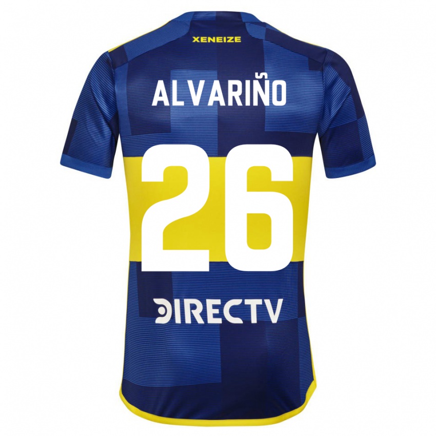 Dětské Alexis Alvariño #26 Tmavě Modrá Žlutá Domů Hráčské Dresy 2023/24 Dres