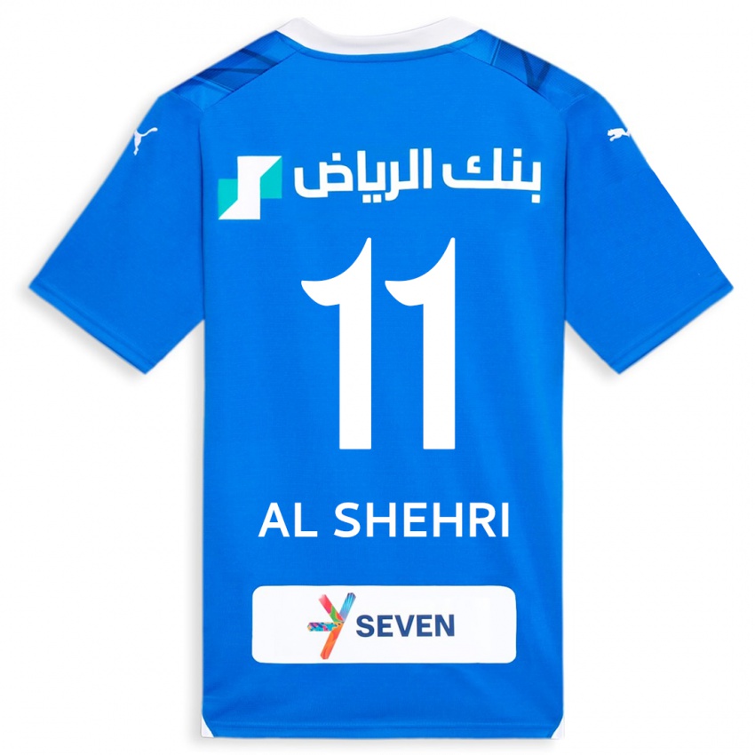 Dětské Saleh Al-Shehri #11 Modrý Domů Hráčské Dresy 2023/24 Dres