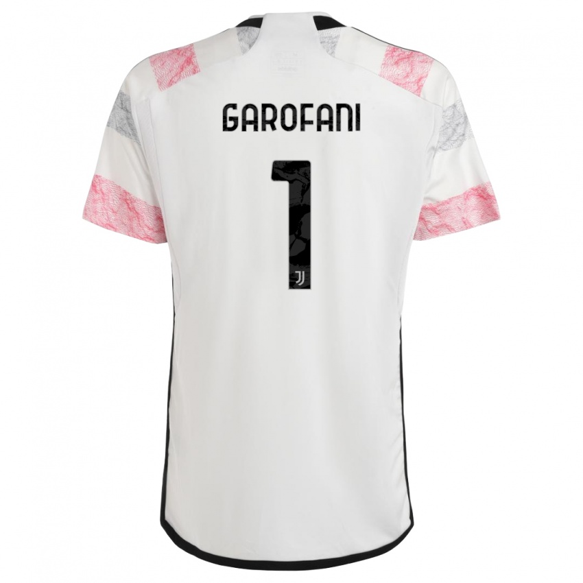Dětské Giovanni Garofani #1 Bílá Růžová Daleko Hráčské Dresy 2023/24 Dres