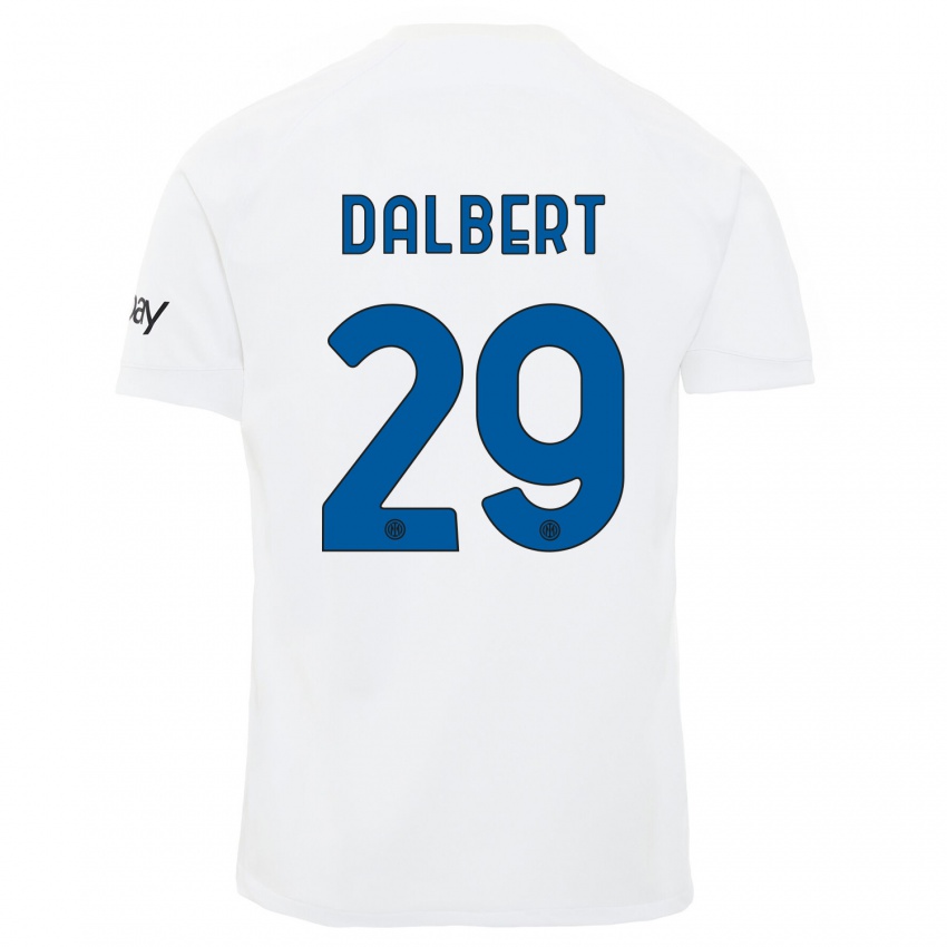 Dětské Dalbert #29 Bílý Daleko Hráčské Dresy 2023/24 Dres